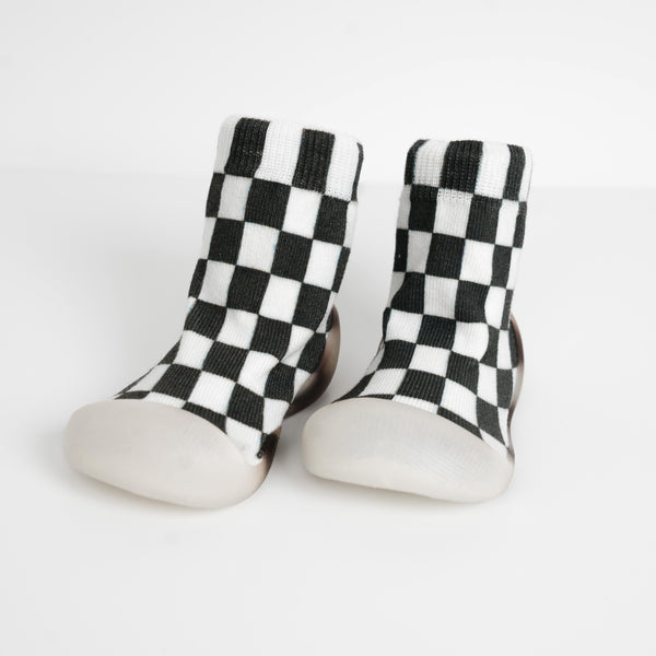 Patterned - Black Checkered